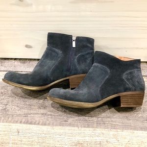 Suede Ankle Zip Booties Lucky Brand